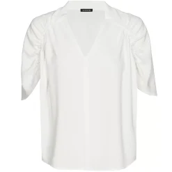 Femmes Caroline Biss Hauts*1691-91 / Blouse Droite Fluide Effet Manches