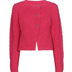 Femmes Caroline Biss Tire*1281-74 / Bolero En Grosse Tricot En Coton
