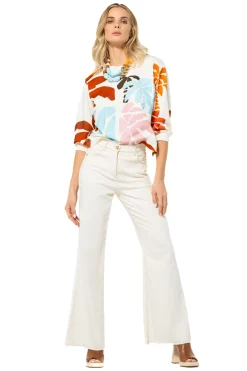 Femmes Caroline Biss Pantalon*3580-93 / Bootcut Confortable, Taille Normale