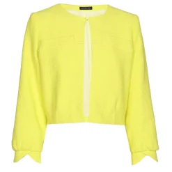 Femmes Caroline Biss Gilets*1883-80 / Cardigan Bolero Court En Bouclette Legere