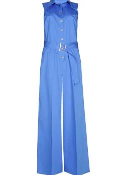 Femmes Caroline Biss Pantalon*1577-27 / Combinaison Confortable En Coton, Longueur Cheville, Jambe Large