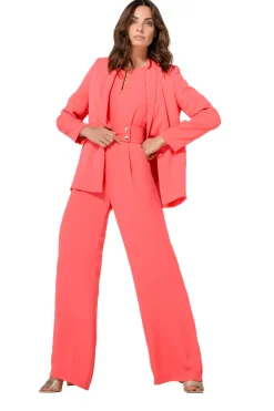 Femmes Caroline Biss Pantalon*1522-72 / Combinaison Fluide, Jambe Large