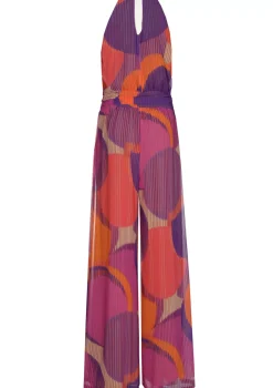 Femmes Caroline Biss Pantalon*1575-49 / Combinaison Habillee Fluide, Jambe Large, Effet Plisse