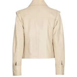 Femmes Caroline Biss Gilets*1800-33 / Gilet En Cuir Avec Manche Amovible