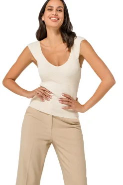 Femmes Caroline Biss Tire*1262-34 / Haut Ajuste Habille