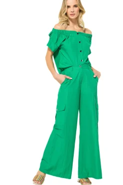 Femmes Caroline Biss Hauts*3654-61 / Haut Confortable A Epaules Denudees