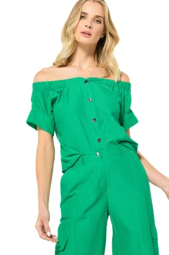 Femmes Caroline Biss Hauts*3654-61 / Haut Confortable A Epaules Denudees