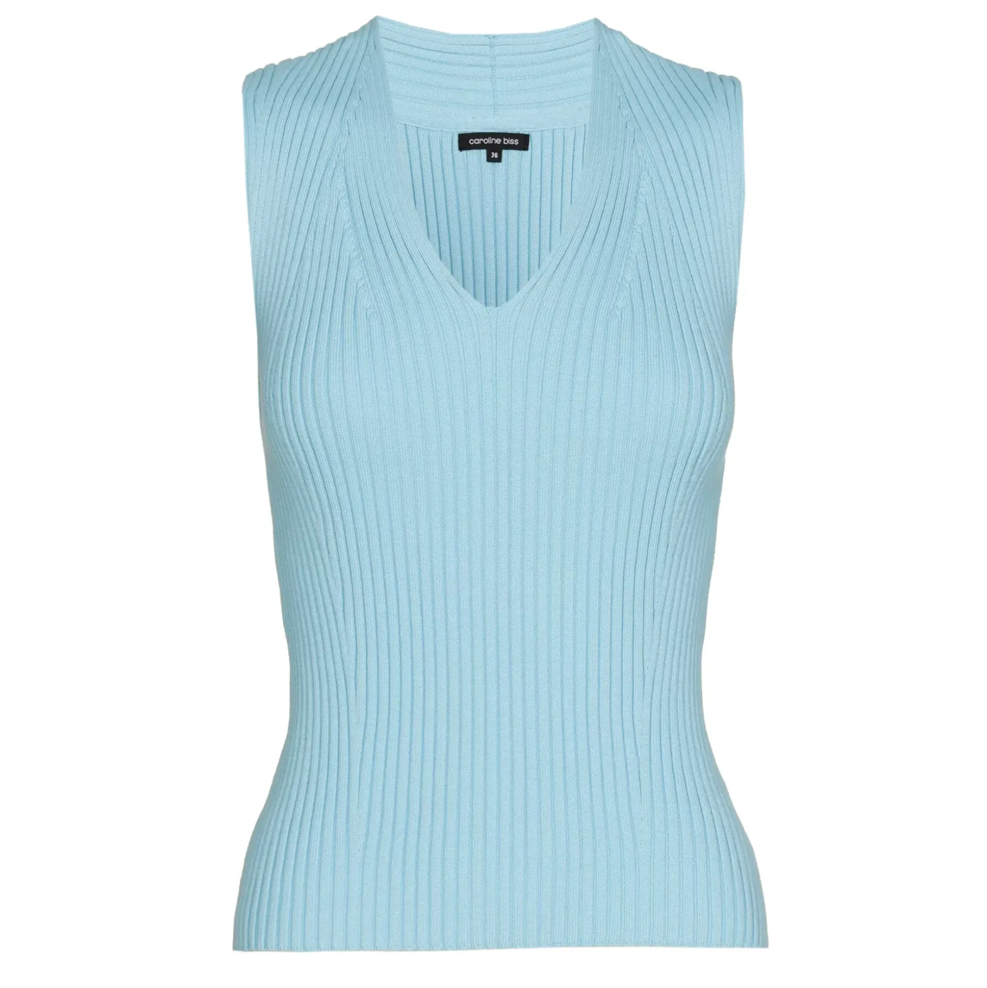 Femmes Caroline Biss Tire*3220-62 / Haut Tricote Ajuste