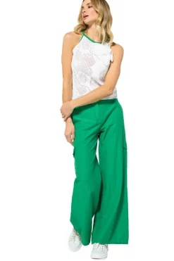 Femmes Caroline Biss Tire*3200-69 / Haut Tricote Semi-Transparent
