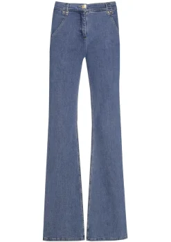 Femmes Caroline Biss Pantalon*1524-24 / Jean Bootcut Confortable, Taille Normale