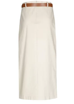 Femmes Caroline Biss Jupes*1713-34 / Jupe Midi Droite Confortable, Look Jeans