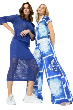 Femmes Caroline Biss Jupes*3714-26 / Jupe Midi En Maille
