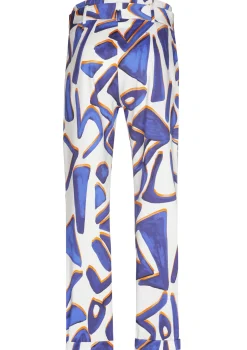 Femmes Caroline Biss Pantalon*1545-29 / Pantalon Baggy Extensible, Ourlet Enroulable, Taille Moyenne