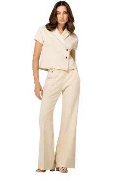 Femmes Caroline Biss Pantalon*1583-34 / Pantalon City Look Confortable, Jambe Droite, Taille Normale