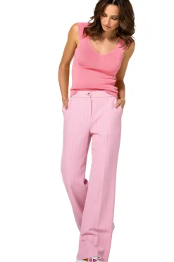 Femmes Caroline Biss Pantalon*1553-71 / Pantalon City Look Confortable, Jambe Droite, Taille Normale