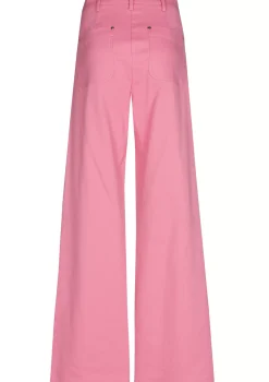 Femmes Caroline Biss Pantalon*1579-71 / Pantalon Confortable En Coton, Jambe Large, Taille Normale