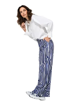 Femmes Caroline Biss Pantalon*1534-29 / Pantalon Confortable, Jambe Droite, Taille Normale