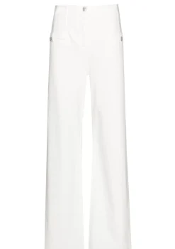 Femmes Caroline Biss Pantalon*1502-91 / Pantalon Confortable, Look Jeans, Jambe Droite, Taille Haute