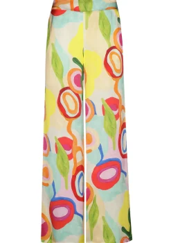 Femmes Caroline Biss Pantalon*3566-79 / Pantalon Droit Fluide Frivole, Taille Normale
