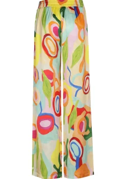 Femmes Caroline Biss Pantalon*3566-79 / Pantalon Droit Fluide Frivole, Taille Normale