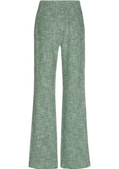 Femmes Caroline Biss Pantalon*1588-62 / Pantalon En Bouclette Fine, Jambe Large, Taille Normale