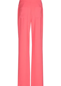 Femmes Caroline Biss Pantalon*1521-72 / Pantalon Fluide City Look, Jambe Droite, Taille Normale