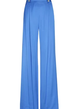 Femmes Caroline Biss Pantalon*1527-27 / Pantalon Habille Fluide, Jambe Droite, Taille Moyenne