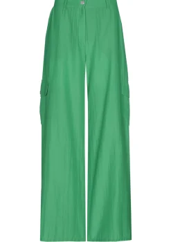 Femmes Caroline Biss Pantalon*3554-61 / Pantalon Large Melange De Coton, Taille Normale