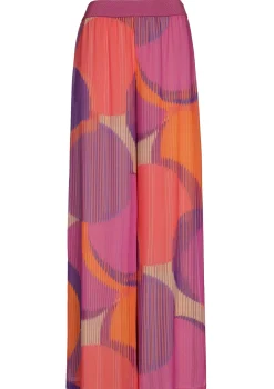 Femmes Caroline Biss Pantalon*1574-49 / Pantalon Palazzo Fluide Effet Plisse