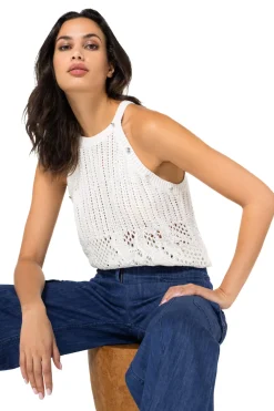 Femmes Caroline Biss Tire*1232-91 / Pull Ample Tricote A Manches Amovibles