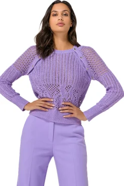 Femmes Caroline Biss Tire*1232-46 / Pull Ample Tricote Avec Manches Amovibles