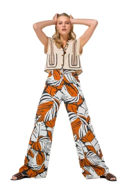Femmes Caroline Biss Tire*1287-39 / Pull Debardeur En Coton