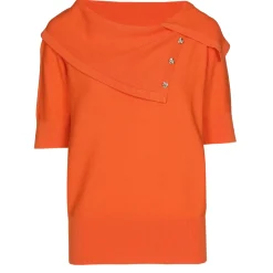 Femmes Caroline Biss Tire*1245-54 / Pull Elegant En Maille Fine