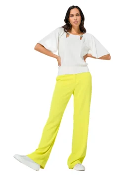 Femmes Caroline Biss Tire*1258-91 / Pull En Maille Fine A Manches Fantaisie