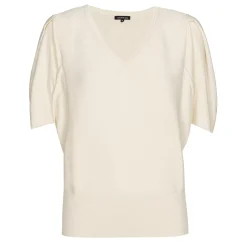 Femmes Caroline Biss Tire*1247-34 / Pull En Maille Fine Effet Manches