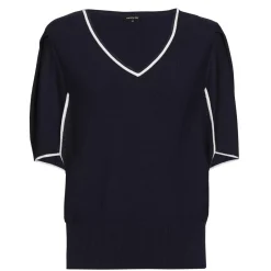 Femmes Caroline Biss Tire*1247-21 / Pull En Maille Fine Effet Manches