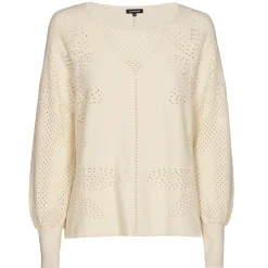 Femmes Caroline Biss Tire*1250-34 / Pull En Maille Fine Effet Fleur