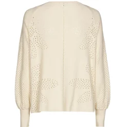 Femmes Caroline Biss Tire*1250-34 / Pull En Maille Fine Effet Fleur