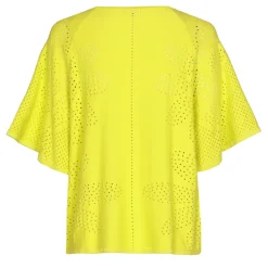 Femmes Caroline Biss Tire*1249-80 / Pull En Maille Fine Effet Fleur