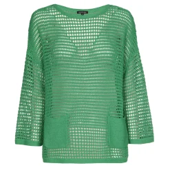Femmes Caroline Biss Tire*3213-61 / Pull Long En Crochet Transparent