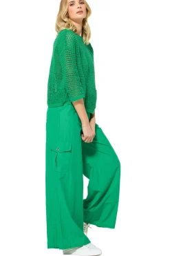 Femmes Caroline Biss Tire*3213-61 / Pull Long En Crochet Transparent