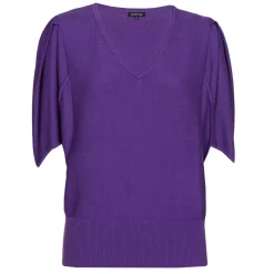 Femmes Caroline Biss Tire*1247-45 / Pull Maille Fine Effet Manches