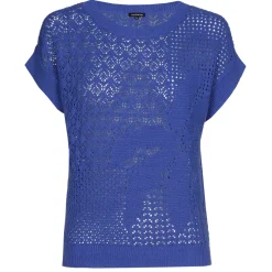 Femmes Caroline Biss Tire*3215-26 / Pull Tricote Semi-Transparent