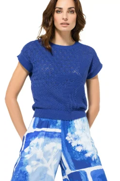 Femmes Caroline Biss Tire*3215-26 / Pull Tricote Semi-Transparent