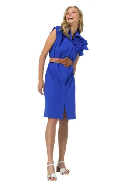 Femmes Caroline Biss Robes*1113-27 / Robe Droite Avec Stretch