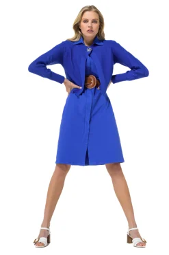 Femmes Caroline Biss Robes*1113-27 / Robe Droite Avec Stretch