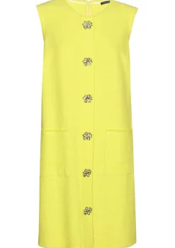 Femmes Caroline Biss Robes*1183-80 / Robe Droite En Fine Bouclette