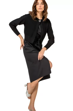 Femmes Caroline Biss Robes*1169-10 / Robe Droite En Stretch