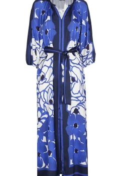 Femmes Caroline Biss Robes*1198-29 / Robe Midi Fluide
