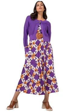 Femmes Caroline Biss Robes*1100-45 / Robe Midi Fluide